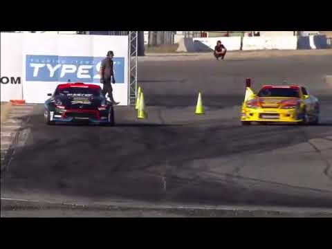 Chris forsberg tire on fire Formula drift