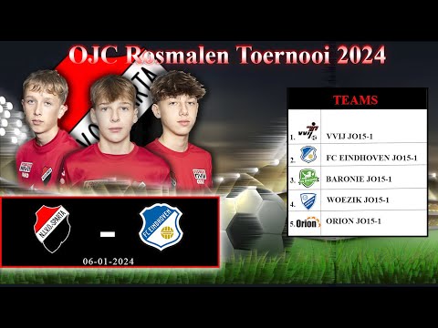 OJC ROSMALEN TOURNAMENT 06-01-2024: NIVO SPARTA JO15-1 - FC EINDHOVEN JO15-1