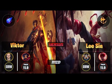 MagiFelix VIKTOR (Mid) [Phase Rush] VS LEE SIN - Challenger EUW Patch 11.9