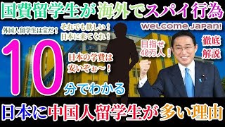 １０分でわかる！爆増する中国人留学生！日本を選ぶその理由を徹底解説！