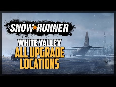 SnowRunner All Upgrade Locations White Valley Alaska