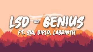 LSD - GENIUS ft. Sia, Diplo, Labrinth + Lyrics