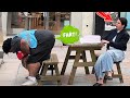 Fat Man Farts In Peoples Faces While They Eat