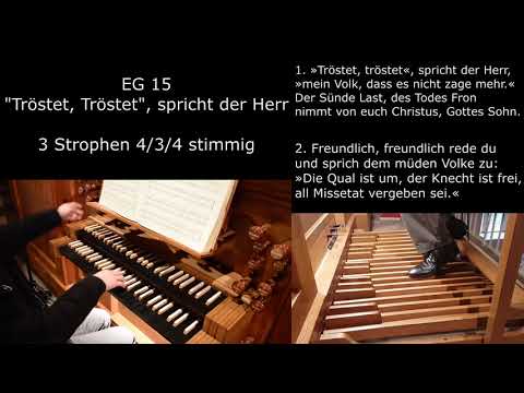 EG 15 - "Tröstet, tröstet", spricht der Herr
