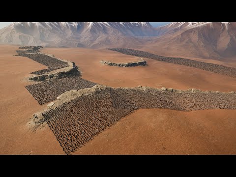 100.000 Undeads vs 30.000 Elves | Epic Fantasy Battle Simulator