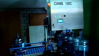 preview picture of video 'CANIS 120 Sniffer Machine: contamination and leak detector for 5 gallon bottles (1 bottle)'