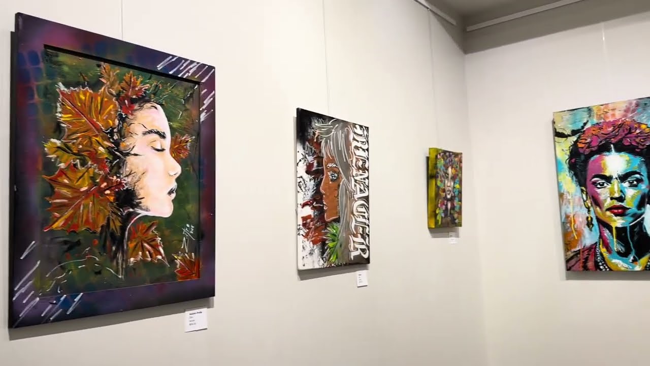Walk Thru of Bismarck, Zitro Art Pieces in Middle Gallery of the West Orange Arts Center part 3/3