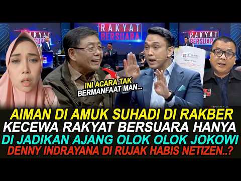 PANAS, AIMAN DI AMUK TIM HUKUM JOKOWI ! KECEWA ACARA RAKBER DI JADIKAN AJANG SUDUTKAN JOKOWI