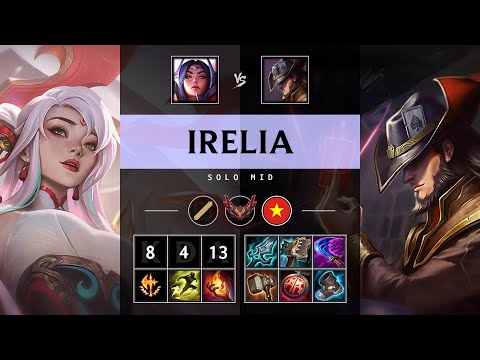 Irelia Mid vs Twisted Fate - VN Grandmaster Patch 25.06