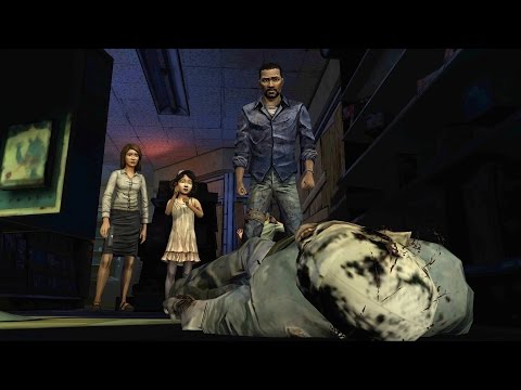 Lee and Clementine Meet Carley, Lilly, Larry & Doug (Walking Dead | Drugstore | Telltale Games)