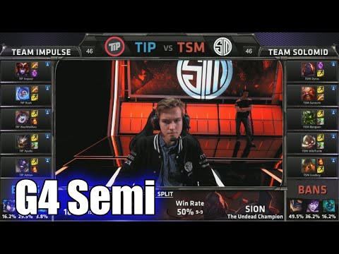 TSM vs Team Impulse | Game 4 Semi Finals S5 NA LCS Spring 2015 playoffs | Team Solomid TSM vs TIP G4