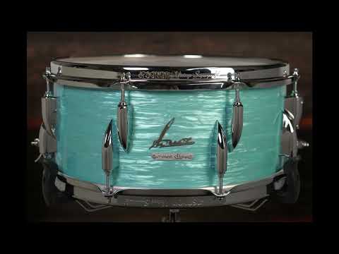 Sonor 6.5x14" Vintage Beech Snare Drum - California Blue image 13