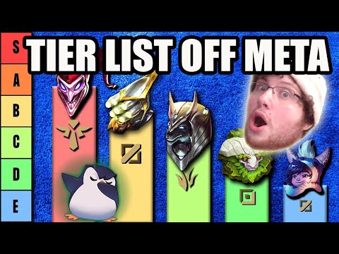 A TIER LIST OFICIAL do OFF META no LEAGUE OF LEGENDS!