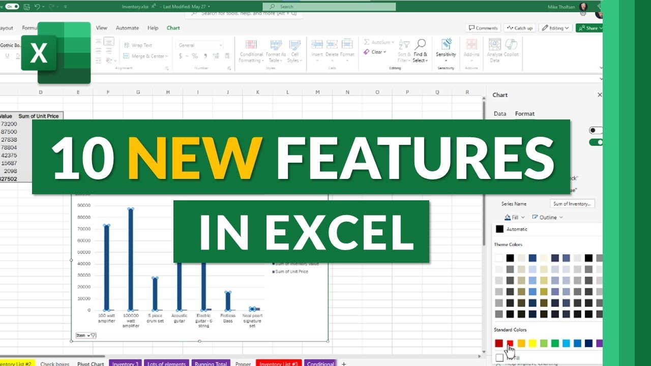 10 New Features in Microsoft Excel | Fall 2023