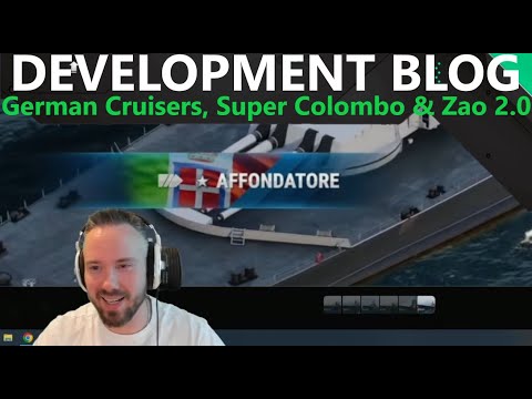 Development Blog - German Cruisers, Super Colombo & Zao V2.0