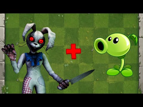 Vanny Killer + Peashooter Fusion - Plants vs Zombies Animation