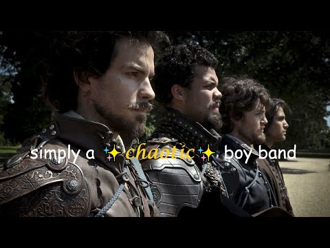 the musketeers being utterly chaotic for 8 minutes straight