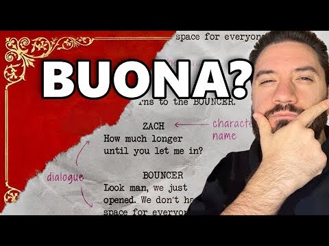 COME riconoscere una BUONA SCENEGGIATURA