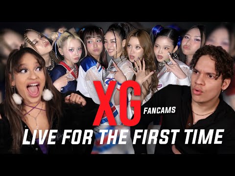 Does XG Hold Up LIVE!? Latinos react to XG Fan Cams for the first time