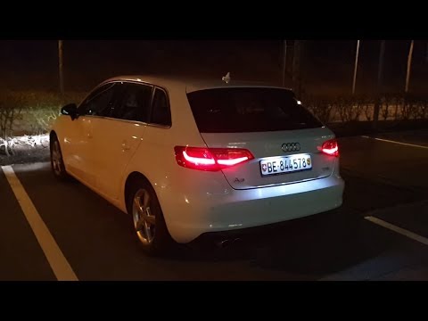 LED and Xenon Light on my Audi A3 8V Review and Test