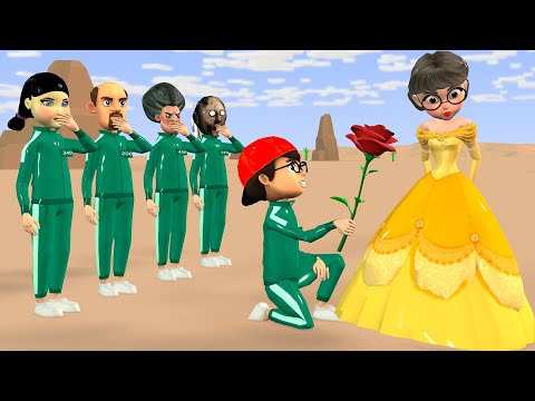 Scary Teacher 3D vs Squid Game Princess Dress Nice and Error Dressing Room Level Max Challenge