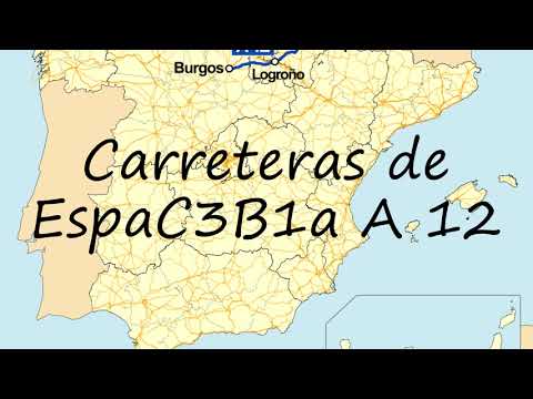 How to pronounce Carreteras de EspaC3B1a  A 12 in Spanish?
