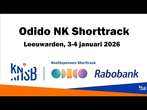 Odido NK Shorttrack 2026 - Dag 1