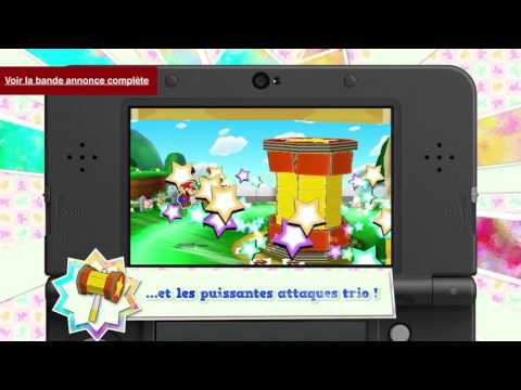 Paper Mario se plie en 4 pour Mario & Luigi (Nintendo 3DS)