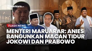 Menteri Maruarar: Anies Bangunkan Macan Tidur Jokowi & Prabowo usai Dukung Pramono-Rano Karno