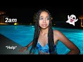 SNEAKING INTO MY POOL AT 2AM ON A SCHOOL NIGHT  *My Parents Had No Idea*