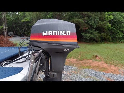 Quick Easy Water Pump Fix early 90's Mariner 40 hp outboard