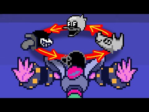 GIGA Queen Fight, but Thrash Abilities are Different [Deltarune chapter 2]