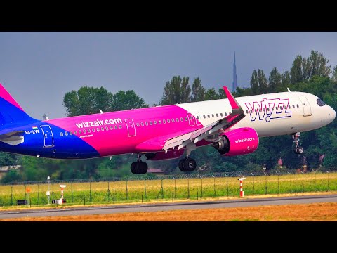 2 HOURS Plane Spotting at Milan Linate Airport | FULL DAY | Close Up Landings & Takeoffs | 4K (2022)
