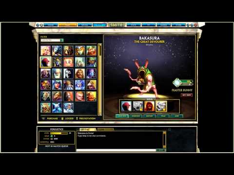 smite : bakasura's new skin : Feaster Bunny