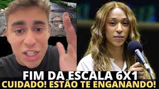 Nikolas Ferreira expõe verdade por trás do Fim da Escala 6x1 de Erika Hilton do Psol