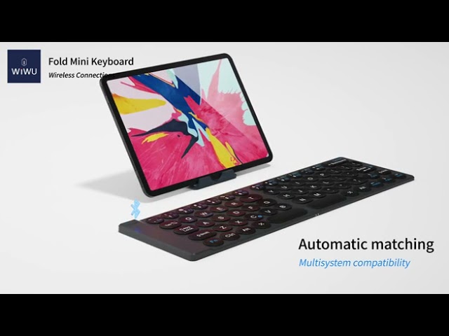 كيبورد لاسلكية قابلة للطي