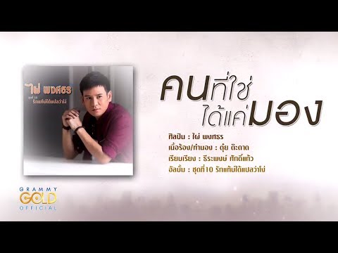 คนที่ใช่ได้แค่มอง - ไผ่ พงศธร【LYRIC VIDEO】