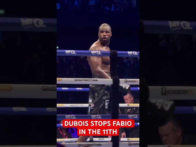 DUBOIS STOPS FABIO IN THE 11TH