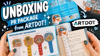 Bookmarks From ARTDOT 📚 PR Unboxing #diamondpainting