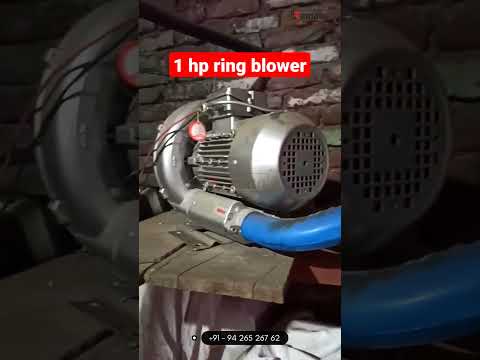 1 HP SINGLE PHASE SINGLE STAGE RING / TURBO INDUSTRIAL AIR BLOWERS