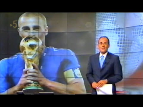 Raidue | Edizione Tg2 20,30 (mondiali Italia) | 10 Luglio 2006