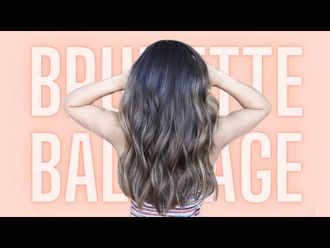 BRUNETTE BALAYAGE TUTORIAL | The Hairstylist