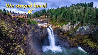24 Hours at a Historic Hotel on top of a Waterfall in Washington - Salish Lodge