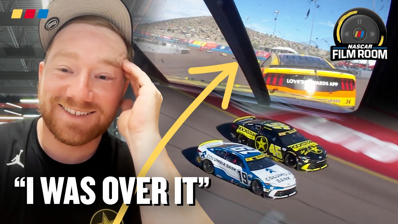 Reddick Details Winning Pass at Phoenix Raceway