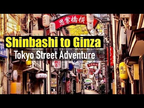 Shimbashi to Ginza Itchome Station | Tokyo Street View Adventure