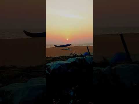 Sunset @kollam Thanni Beach #vlog  #kerala #views #sunset