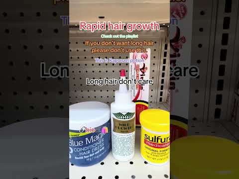 Rapid hair growth mixture