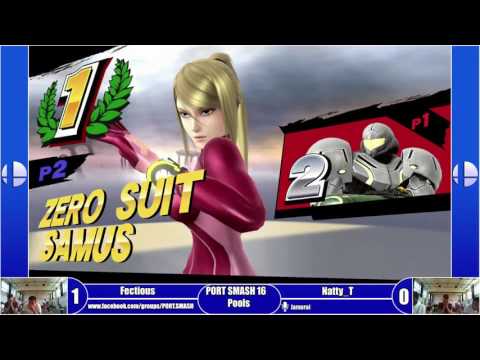 PORT SMASH 16 - Pools - Fectious (Samus, Fox) Vs Natty_T (ZSS)
