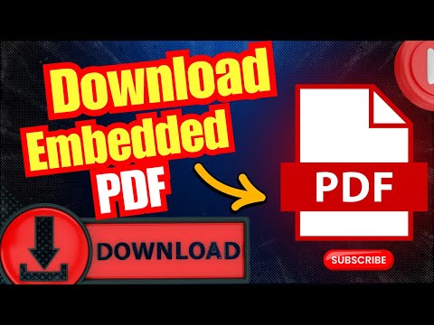 how to download embedded pdfs from any website easily