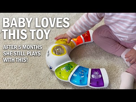Baby Einstein Glow & Discover Light Bar Activity Station Review - Baby Loves This Toy
